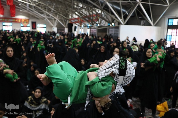 علی‌اصغر‌های اصفهان در آغوش مادران سوگوار