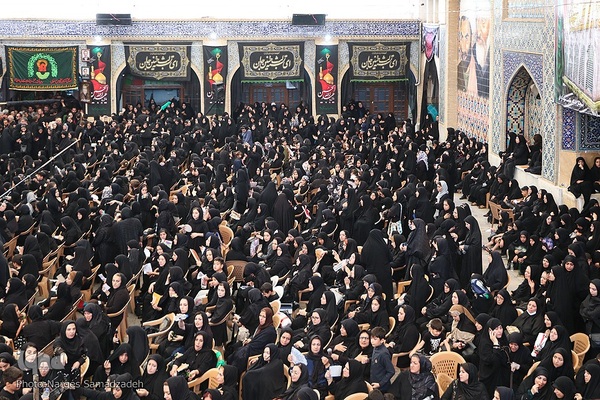 سوگواری تاسوعای حسینی در هارونیه اصفهان