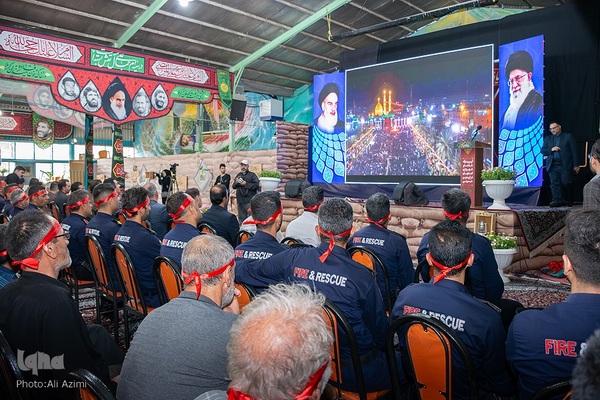 آیین بدرقه ستاد اربعین شهرداری اصفهان به کربلای معلی