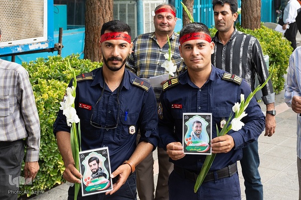 آیین بدرقه ستاد اربعین شهرداری اصفهان به کربلای معلی