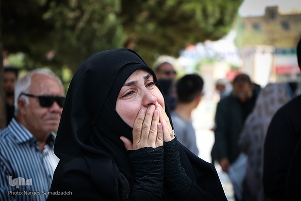 آیین تشییع و خاکسپاری پیکر شهید احمدرضا افشاری