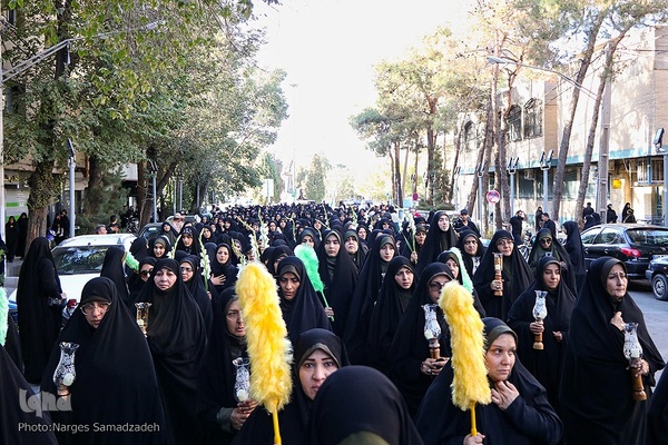 قافله عزاداری و اجتماع خادم‌یاران و یاوران رضوی در اصفهان