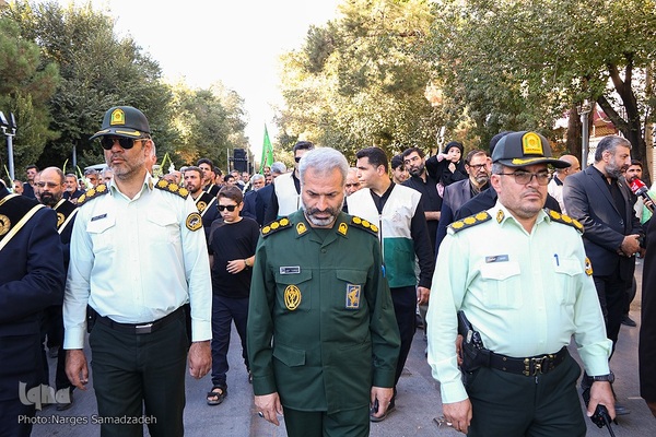 قافله عزاداری و اجتماع خادم‌یاران و یاوران رضوی در اصفهان