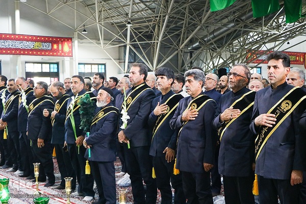 قافله عزاداری و اجتماع خادم‌یاران و یاوران رضوی در اصفهان
