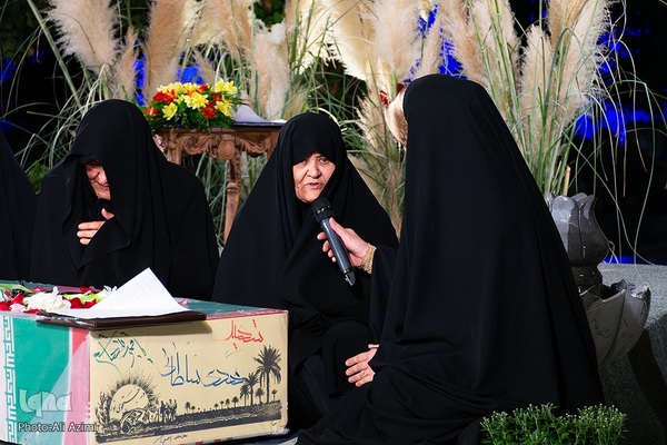 آیین استقبال از پیکر شهدای تازه‌تفحص‌شده در سیمای مرکز اصفهان