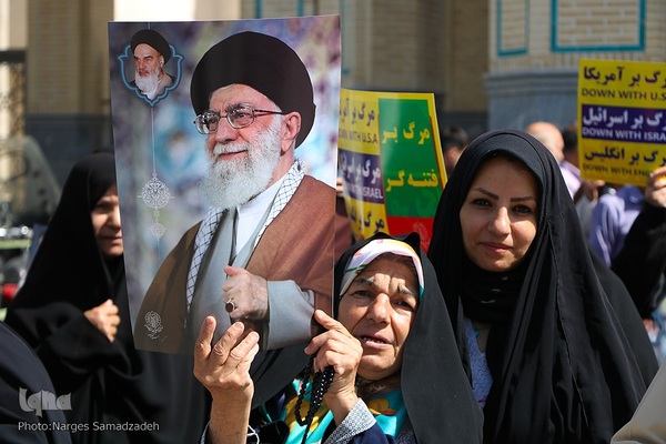 تظاهرات ضدصهیونیستی نمازگزاران اصفهانی