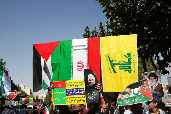 تظاهرات ضدصهیونیستی نمازگزاران اصفهانی