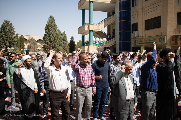 تجمع ضدصهیونیستی در دانشگاه اصفهان