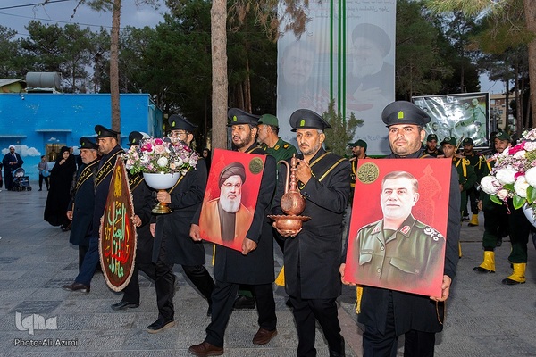 بزرگداشت هفتمین روز خاکسپاری شهید نیلفروشان در اصفهان