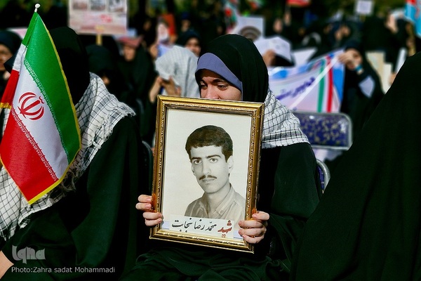 اجتماع مردم کاشان در یوم‌الله ۱۳ آبان