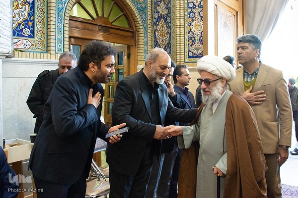 آیین ترحیم زنده‌یاد سیداحمد مراتب در اصفهان