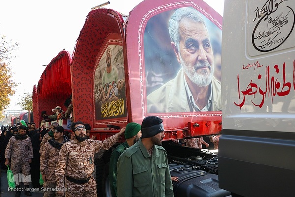 بدرقه کاروان اهالی بهشت در اصفهان