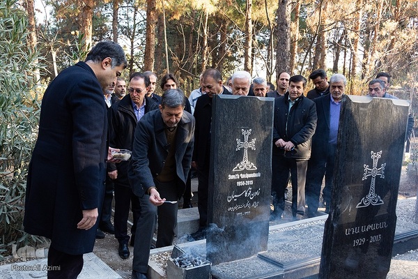 آیین تبریک سال نوی میلادی در اصفهان