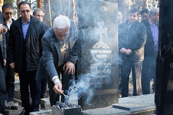 آیین تبریک سال نوی میلادی در اصفهان