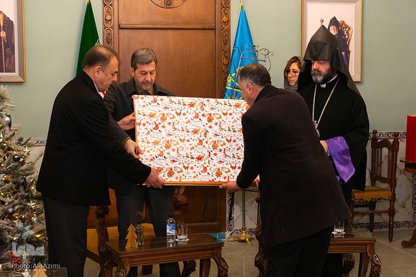 آیین تبریک سال نوی میلادی در اصفهان