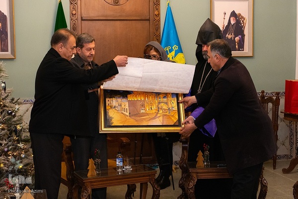 آیین تبریک سال نوی میلادی در اصفهان