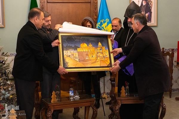 آیین تبریک سال نوی میلادی در اصفهان