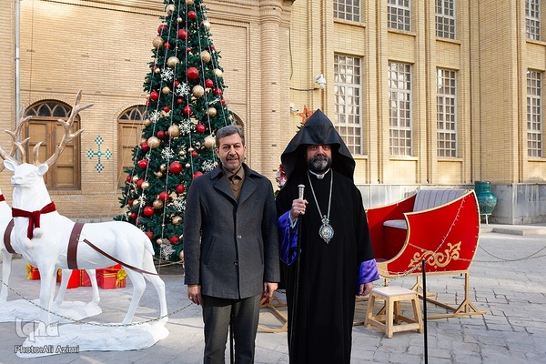 آیین تبریک سال نوی میلادی در اصفهان