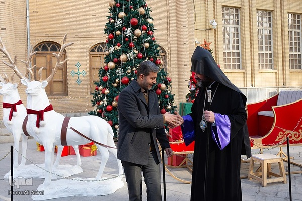 آیین تبریک سال نوی میلادی در اصفهان