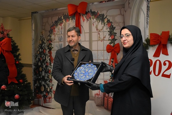 آیین تبریک سال نوی میلادی در اصفهان