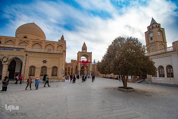 حال و هوای جلفای اصفهان در آستانه سال نو میلادی