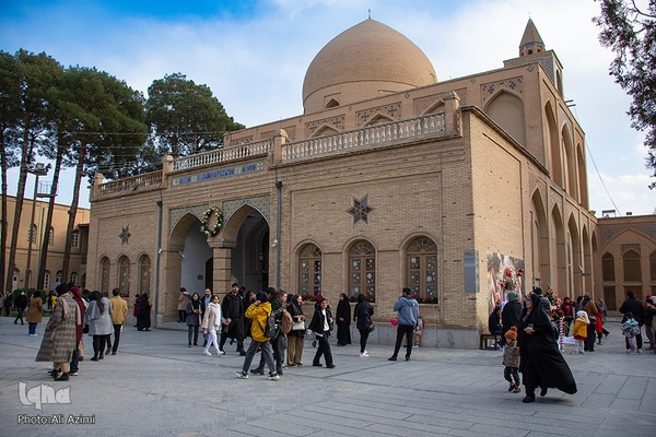 حال و هوای جلفای اصفهان در آستانه سال نو میلادی