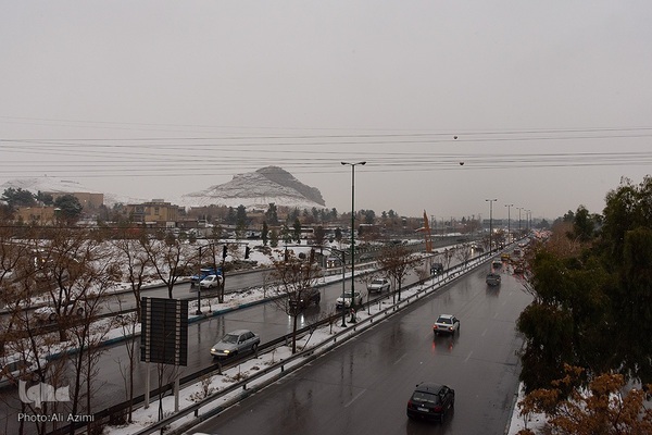 اصفهان در آغوش زمستان