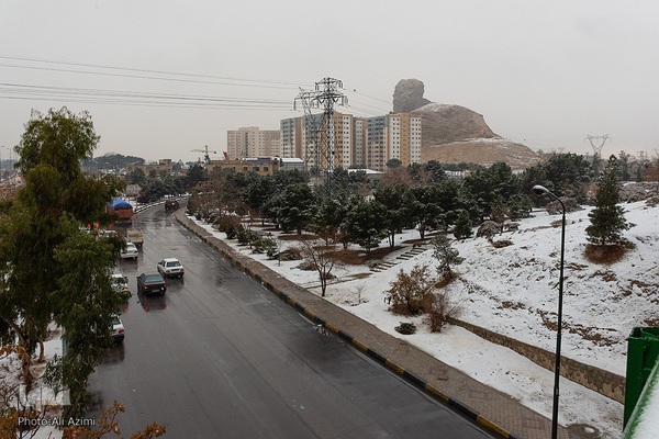 اصفهان در آغوش زمستان