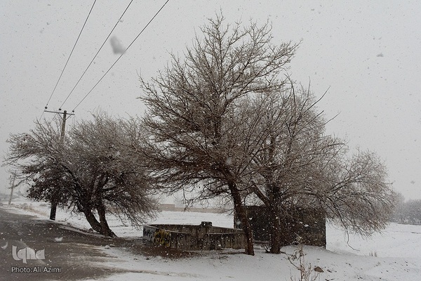 اصفهان در آغوش زمستان