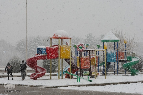 اصفهان در آغوش زمستان