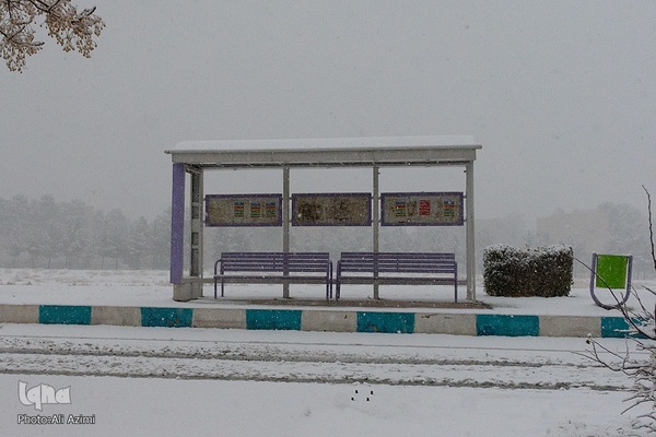 اصفهان در آغوش زمستان