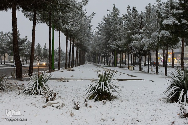 اصفهان در آغوش زمستان
