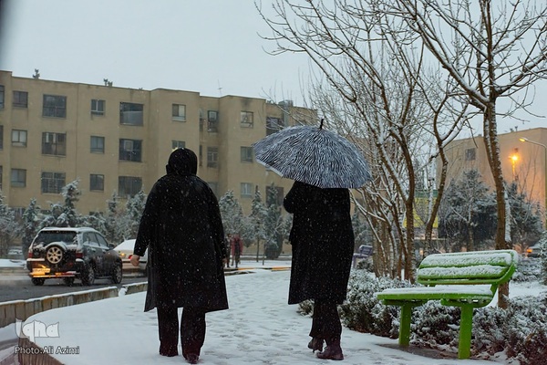 اصفهان در آغوش زمستان