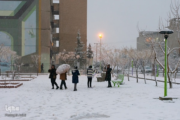 اصفهان در آغوش زمستان