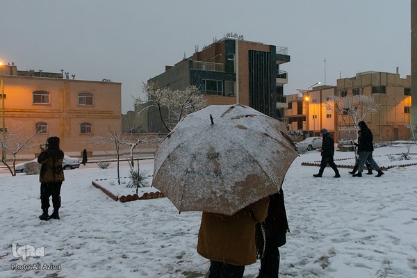 اصفهان در آغوش زمستان