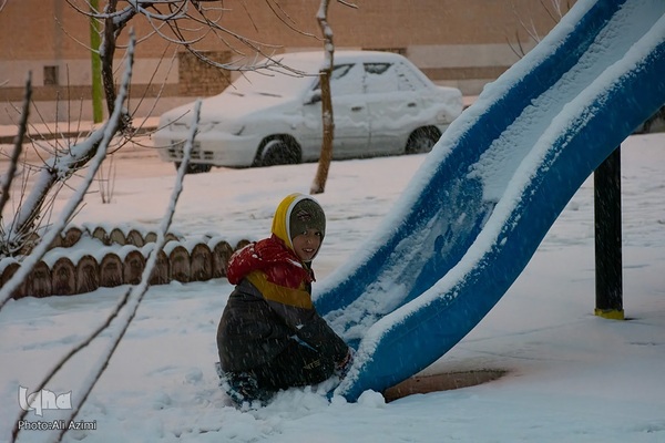 اصفهان در آغوش زمستان