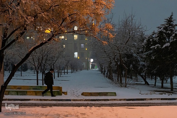 اصفهان در آغوش زمستان