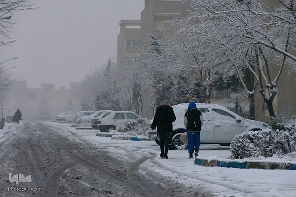 اصفهان در آغوش زمستان