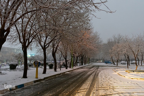 اصفهان در آغوش زمستان