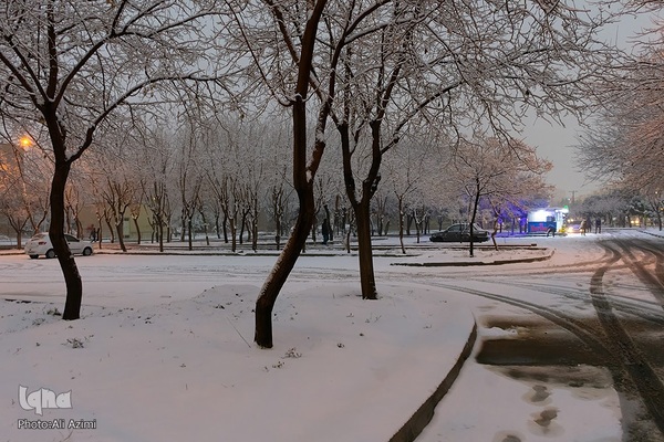 اصفهان در آغوش زمستان