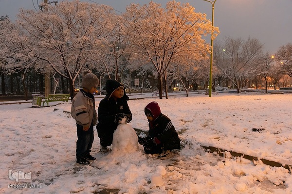 اصفهان در آغوش زمستان