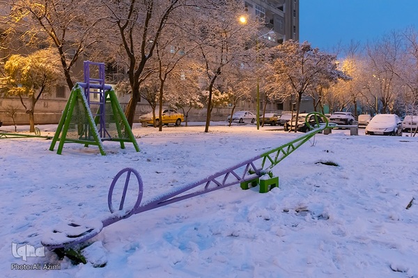 اصفهان در آغوش زمستان