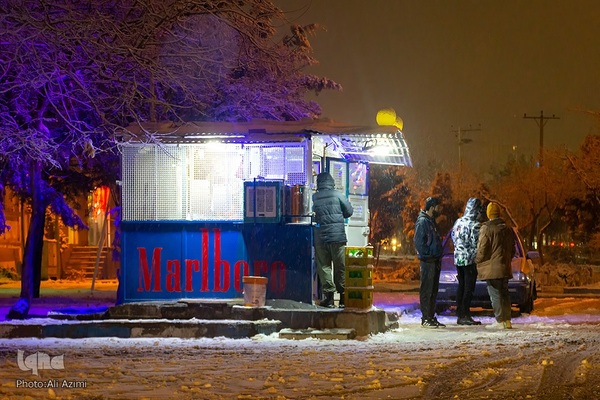 اصفهان در آغوش زمستان