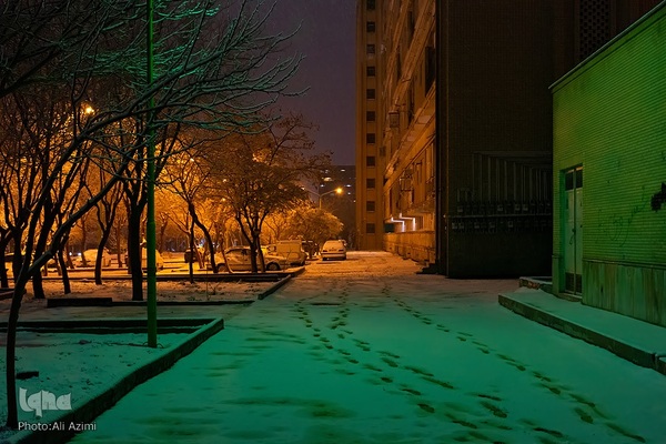 اصفهان در آغوش زمستان