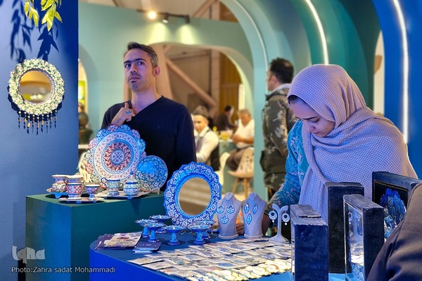 گذری بر غرفه میراث فرهنگی کاشان در نمایشگاه گردشگری تهران