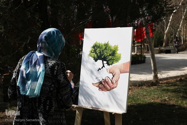 آیین روز درختکاری در اصفهان