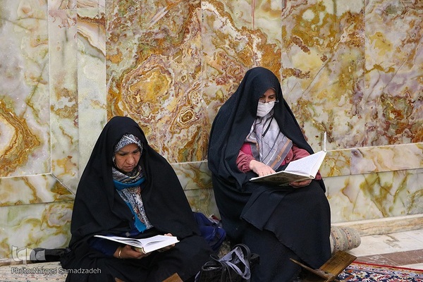 آیین جز‌ءخوانی قرآن در حسینیه رضوی اصفهان