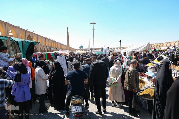 بازار اصفهان در آستانه عید نوروز