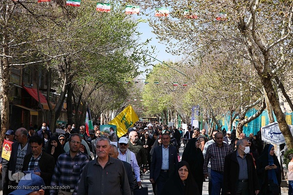 مراسم راهپیمایی روز قدس در اصفهان