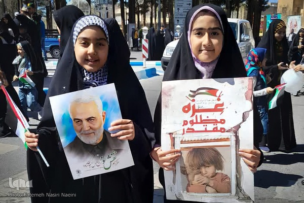 مراسم راهپیمایی روز قدس در نایین